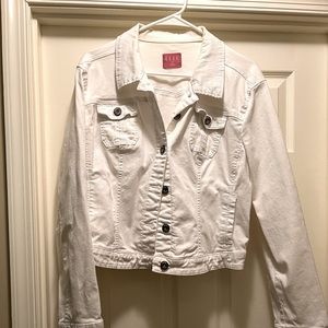 White denim jacket